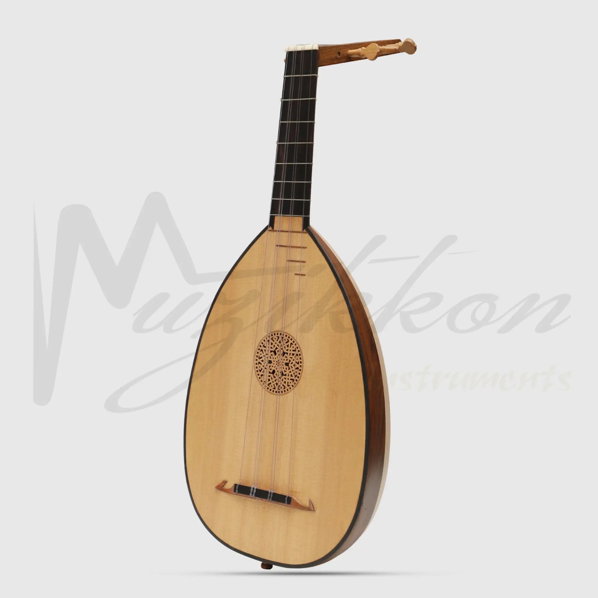 Lute Ukulele 6 Strings Tenor Variegated Rosewood Lacewood